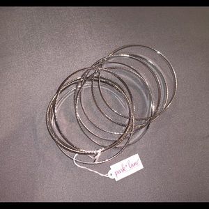 Silver all in one bangles